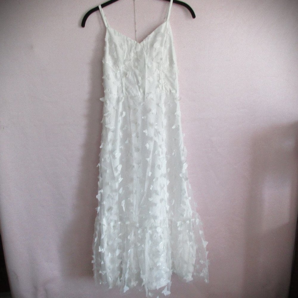 Size XS BEAUTIFUL Cocktail/Party White Butterfly Dress